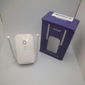 WiFi Range Extender - Macard N300 White High Performance 300Mbps Wireless